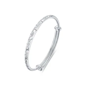 Bailijin S999 Fine Silver Sterling Silver Bracelets Unisex