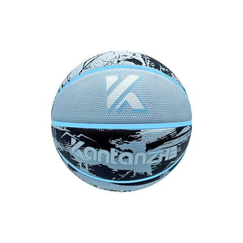KANTANZHE Rubber Basketball Blue Size 7 Ball Street Unisex