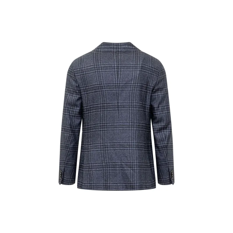 Ermenegildo Zegna Tartan Check Single Breasted Blazer-1