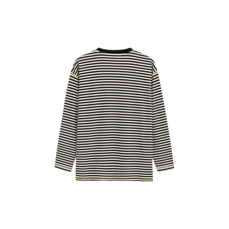 GAP T Shirt Women's Black White Stripes-1