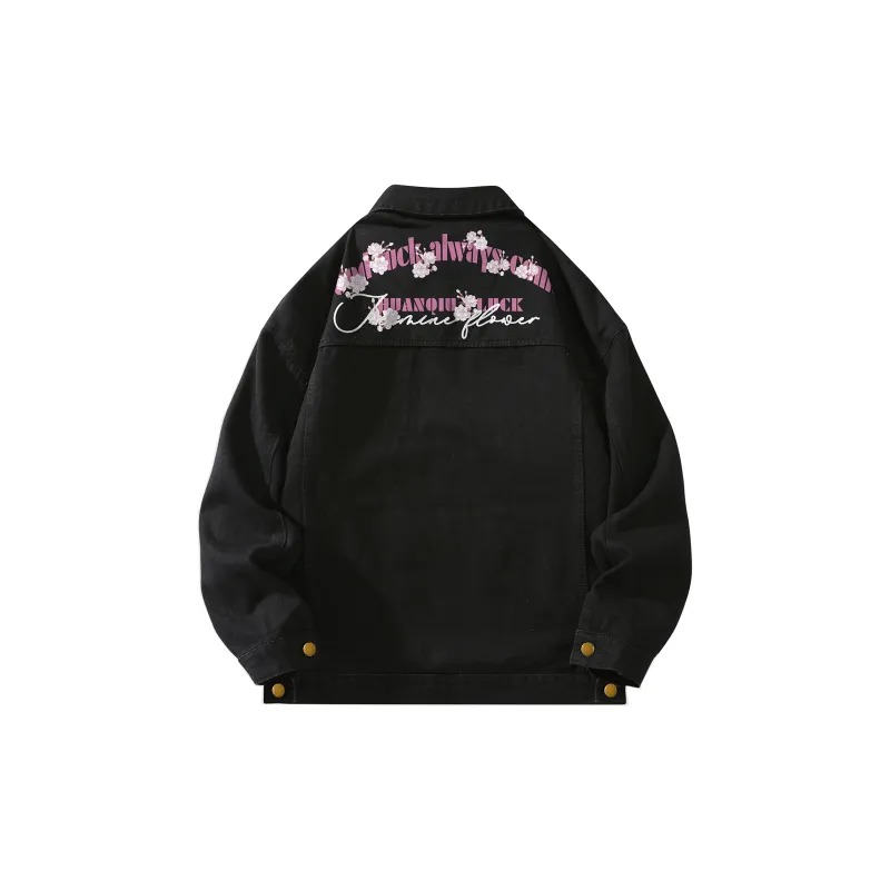 HUANQIU Denim Jackets Unisex-22
