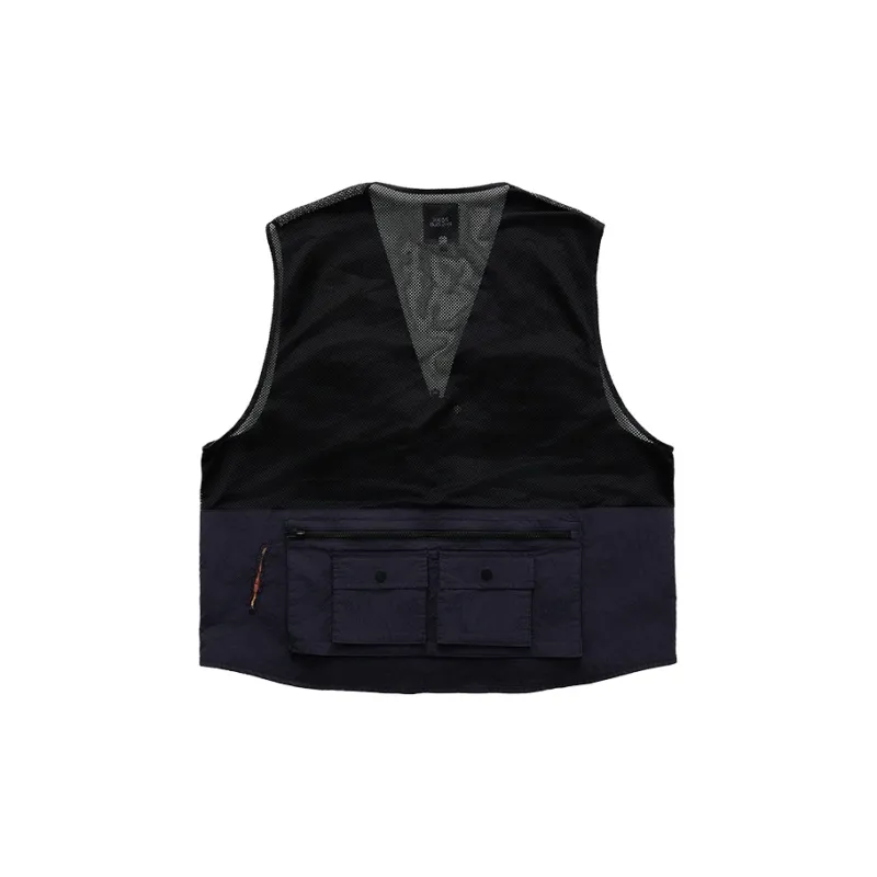 Round Two Tank Tops Unisex Navy Blue-1
