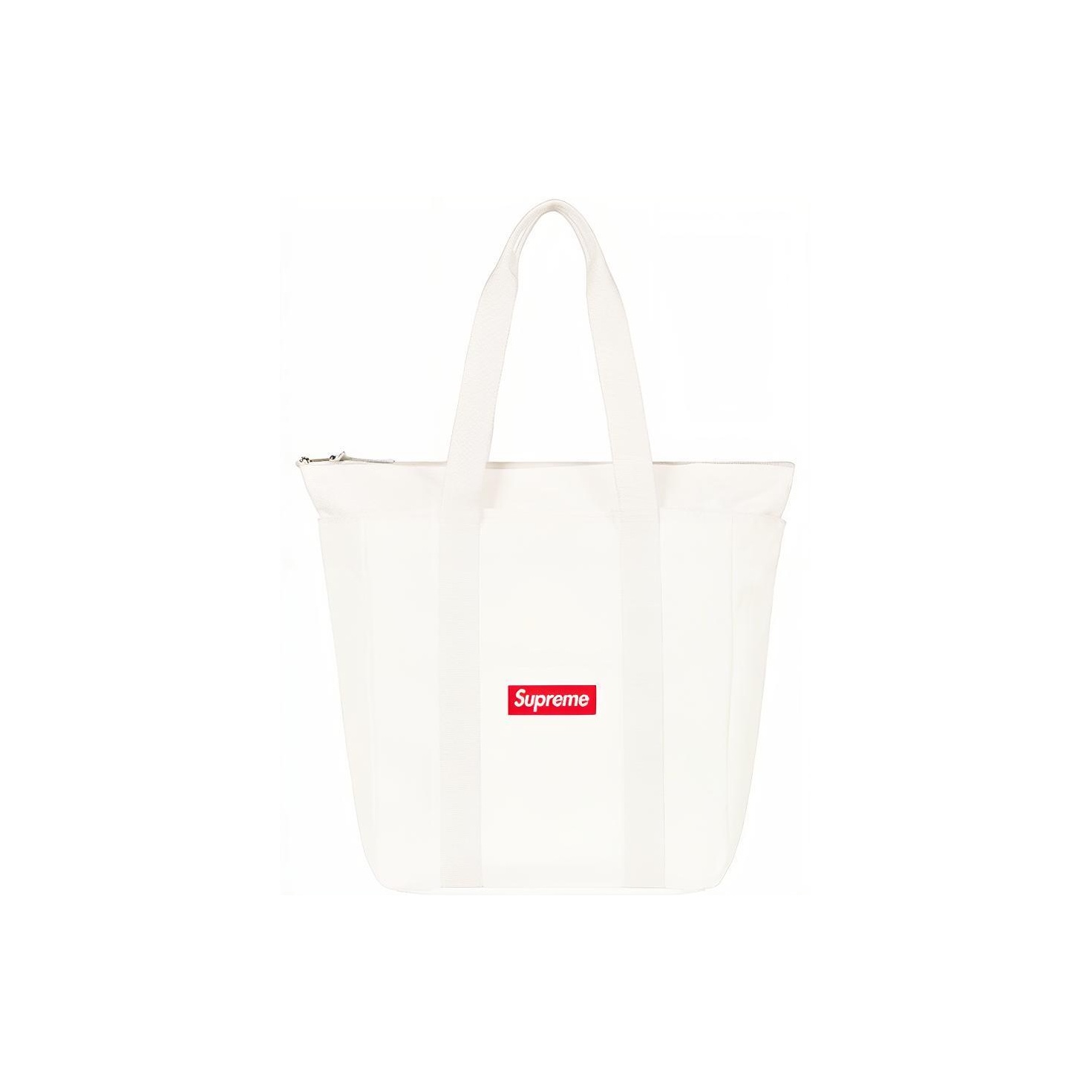 Supreme white shops tote bag