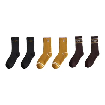 YUZHAOLIN Mid Calf Socks Men's Multi double Loading