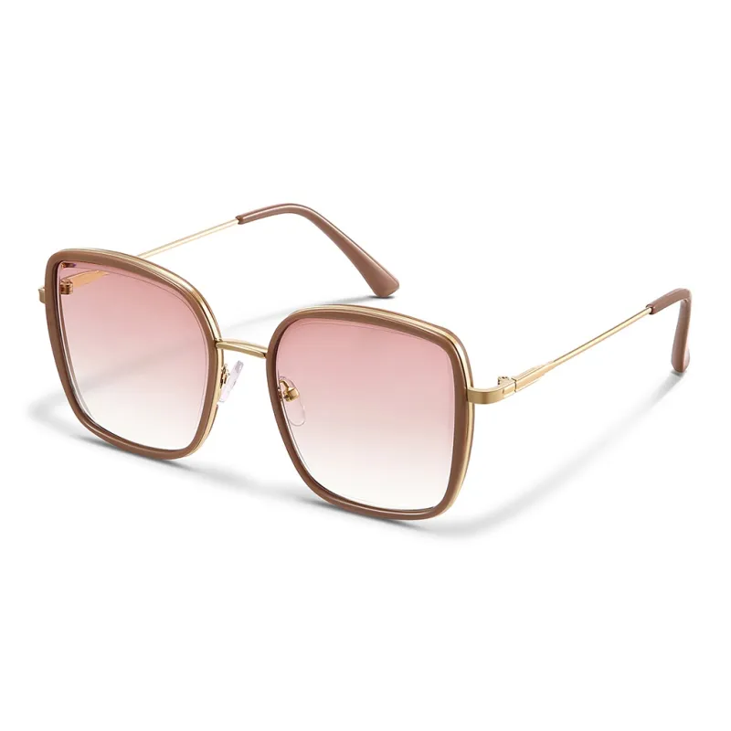 HELMER Alloy Irregular Shape Sunglasses Unisex-4