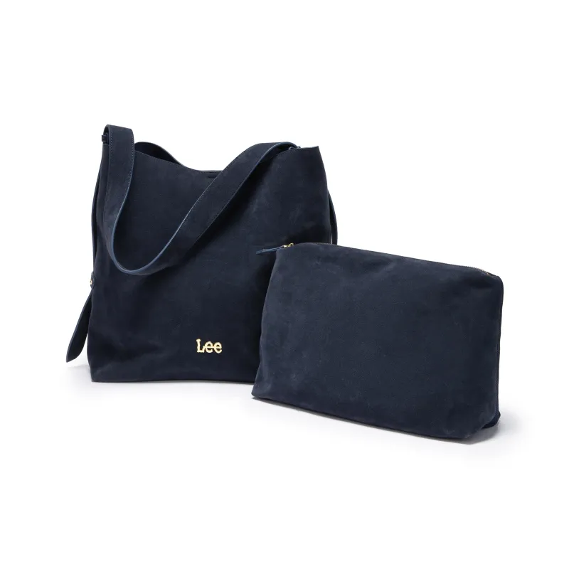 Lee PU Crossbody Bags Shoulder Bags Small Size Unisex Navy Blue/Ginger Yellow/Elephant Gray-1
