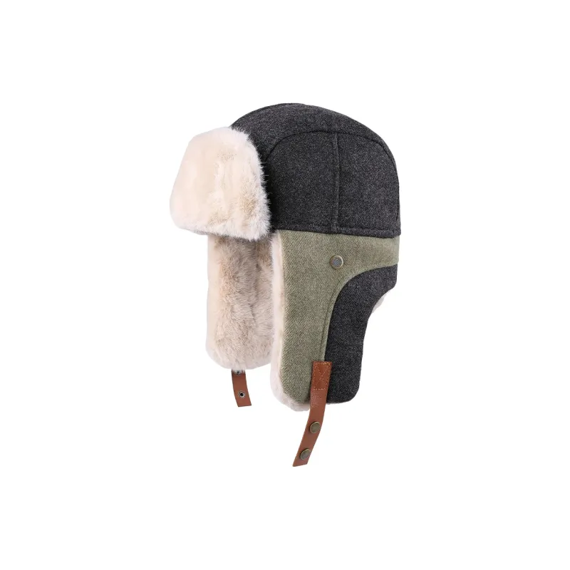 DENSSYNE Woolen Trapper Hats Unisex-0