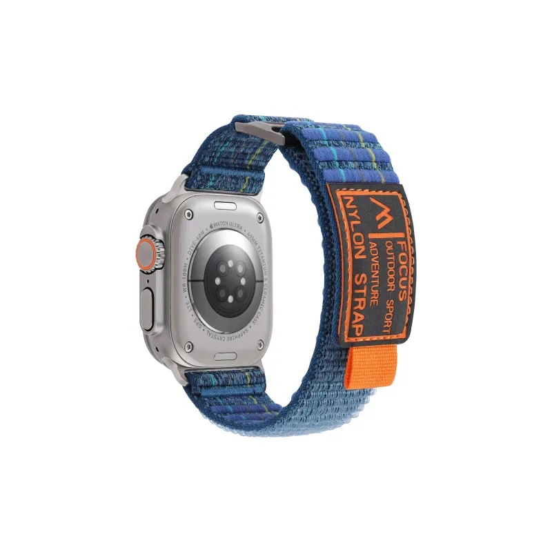 IKYOU Apple Compatibility Watch Band Canvas Material-11