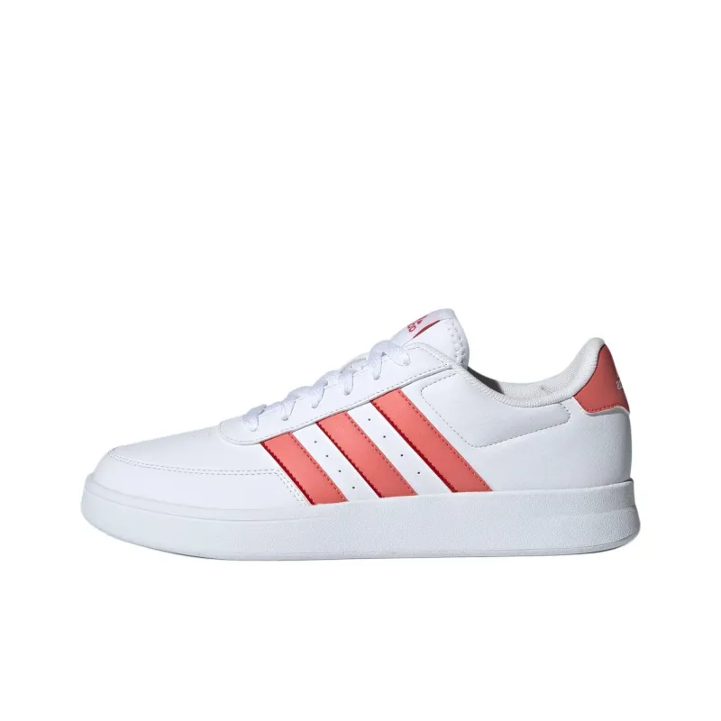 Adidas BREAKNET 2.0 Anti-Slip Wear-Resistant Low-Top Skateboard Shoes Unisex White-0