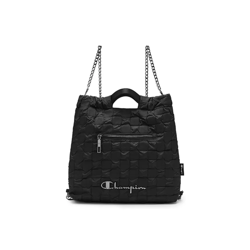 Champion Denim Backpack Medium Size Unisex Peak Blue/Silver White/Champion Black/Linen-9