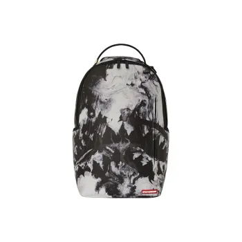 SPRAYGROUND Artificial Leather Backpack Unisex Black White