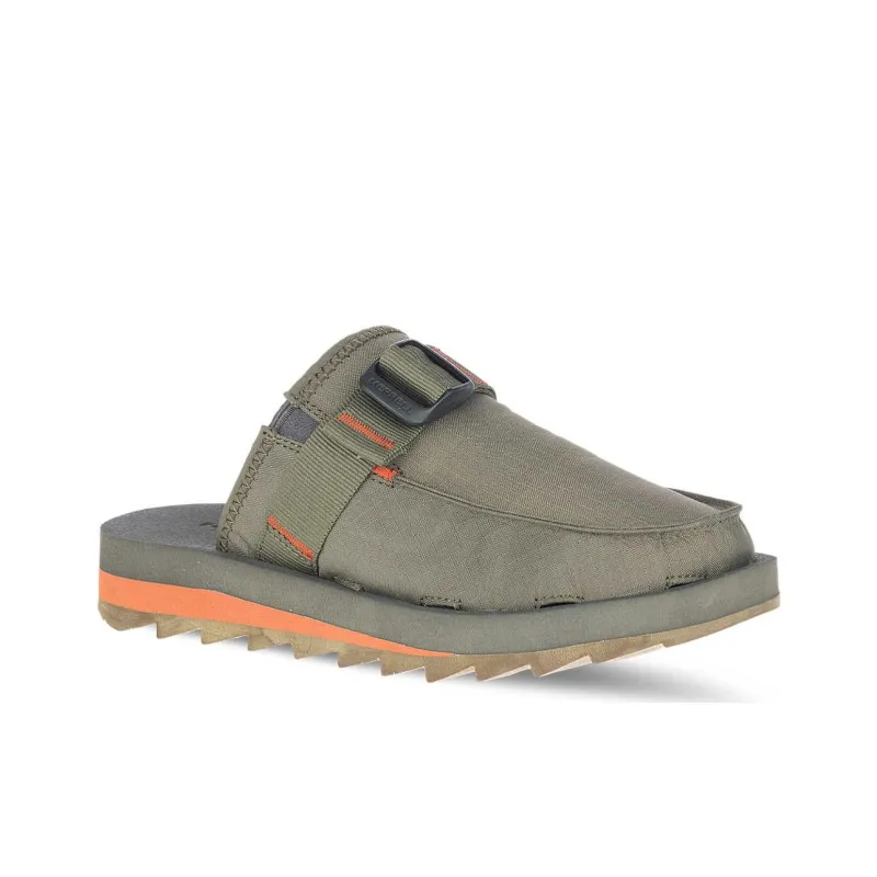 MERRELL Alpine Abrasion-Resistant Slip-Resistant Wrap-toe Slippers Unisex Green-1