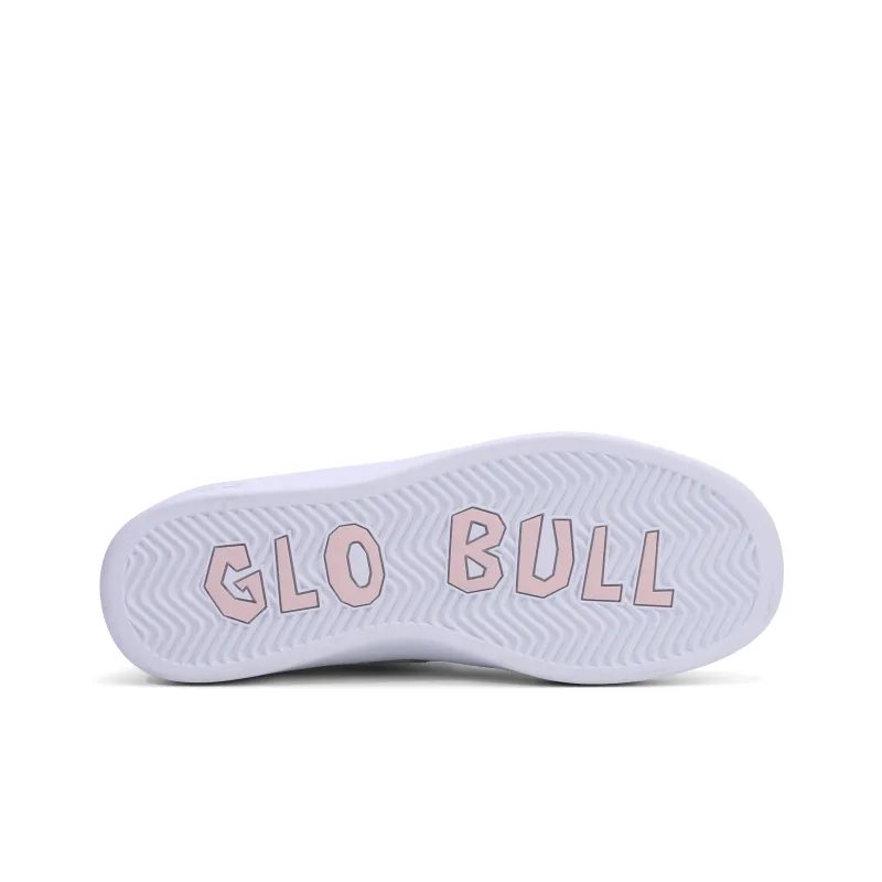 GLO BULL Skateboard Shoes Women's Low Top Heart Pink-5