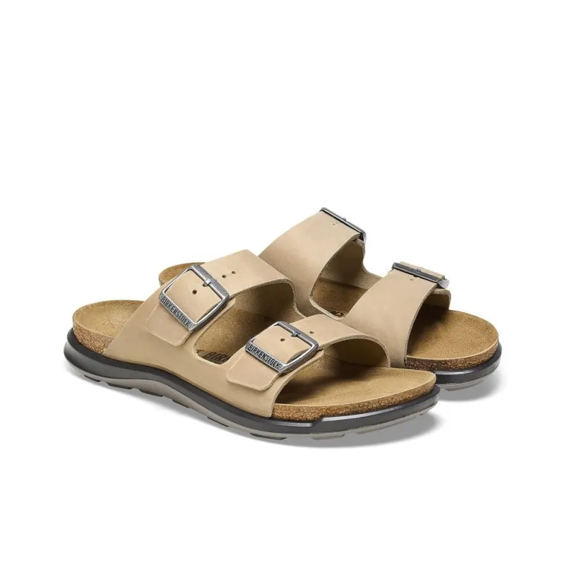 Birkenstock Slip-Resistant Slide Slippers Women's Tobacco Brown Narrow Fit-2