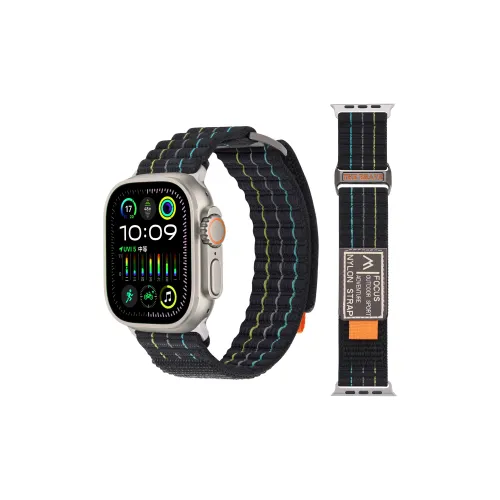 IKYOU Apple Compatibility Watch Band Canvas Material