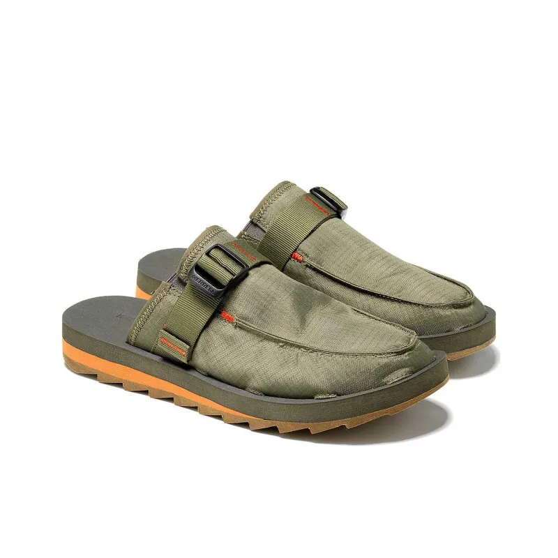 MERRELL Alpine Abrasion-Resistant Slip-Resistant Wrap-toe Slippers Unisex Green-2