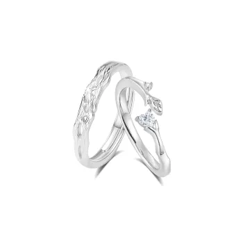 Fortune Gold 999 Fine Silver Rings Unisex