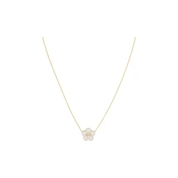 TORY BURCH Kira Flower Pendant Necklace