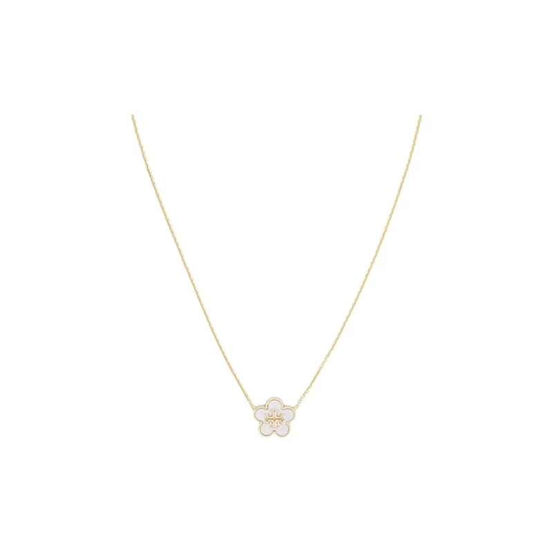 TORY BURCH Kira Flower Pendant Necklace-0
