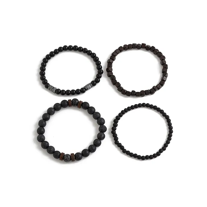 LuluCanaan Hematite Bracelets Unisex-0