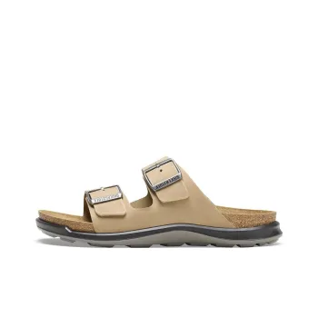Birkenstock Slip-Resistant Slide Slippers Women's Tobacco Brown Narrow Fit