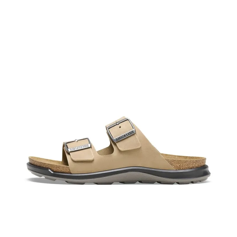 Birkenstock Slip-Resistant Slide Slippers Women's Tobacco Brown Narrow Fit-0