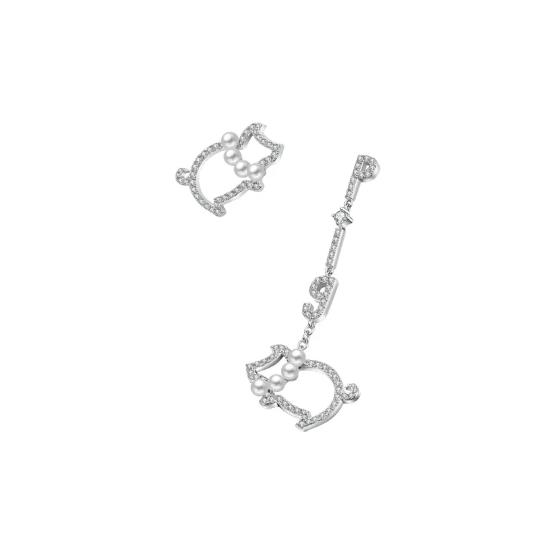 BABYBEI Shell Pearl Earrings Women's-3