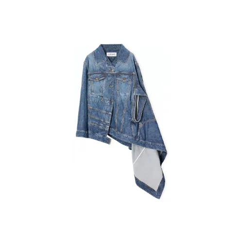 LOEWE Denim Jackets Women's Blue