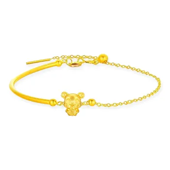 Chongqing gold store Gold Bracelet Unisex