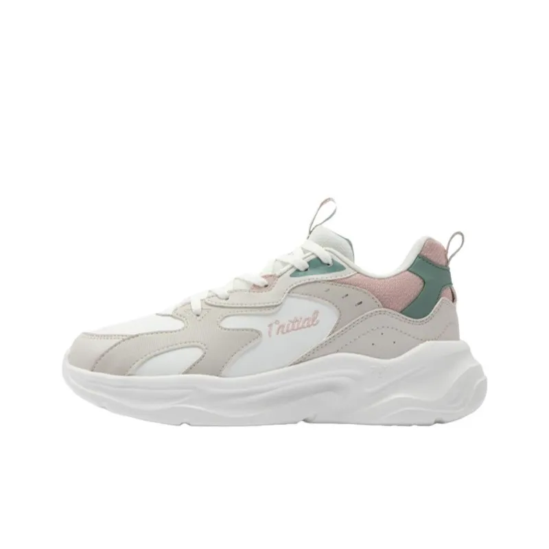 361° Kesar 2 Anti Slip Wear Resistant Low Top Casual Shoes Women's White Beige Pink-0