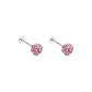 4mm Pink 1 Pair Eh-2209.ebAA