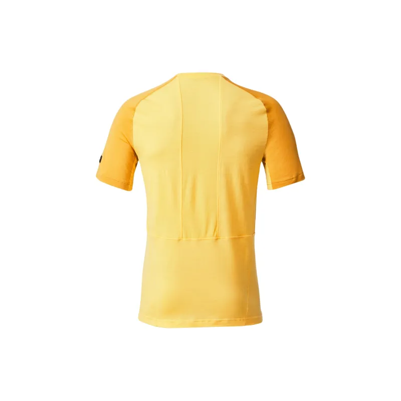 DECATHLON T Shirt Men's Mustard Yellow/Brown Yellow-1