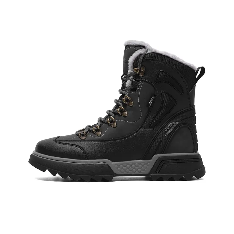Jeep JEEP Cushioning Anti-Slip And Wear-Resistant High-Top Outdoor Shoes Men's-6