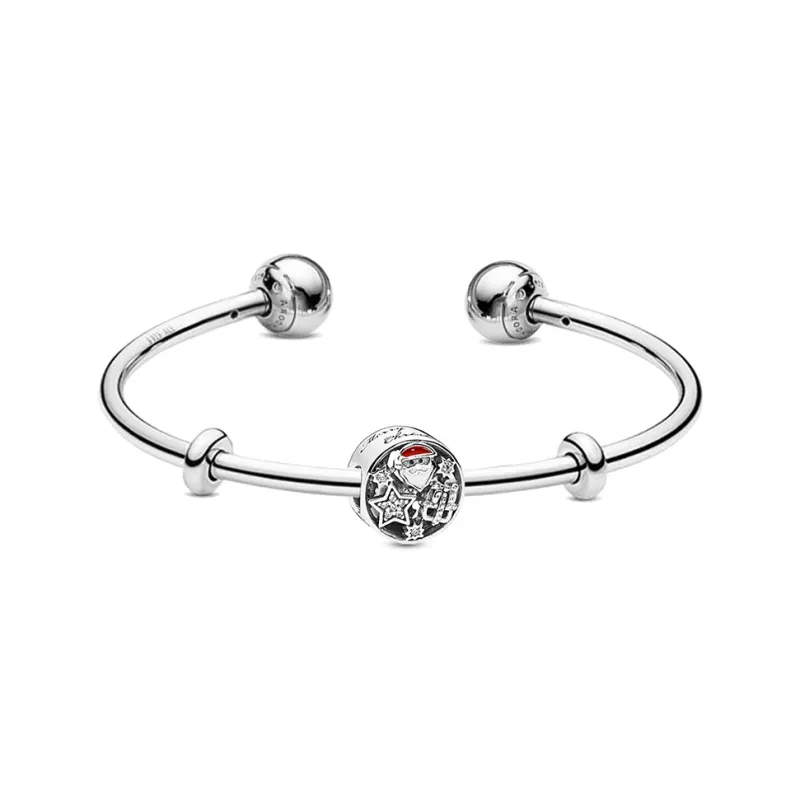 Pandora 925 Sterling Silver Bangles Unisex-0