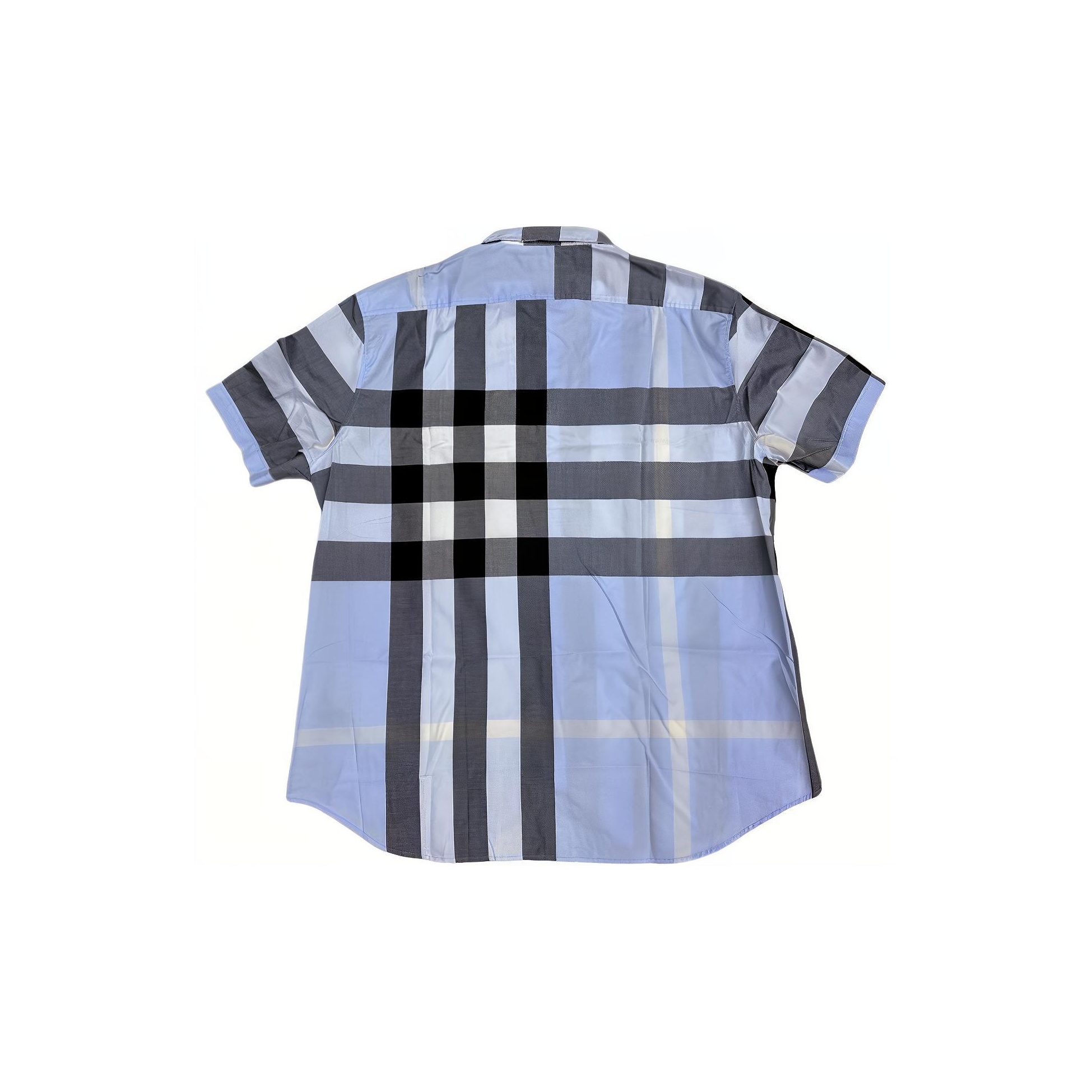 ちか様ご確認用です Burberry Check Print Single-Breasted Point Collar Short