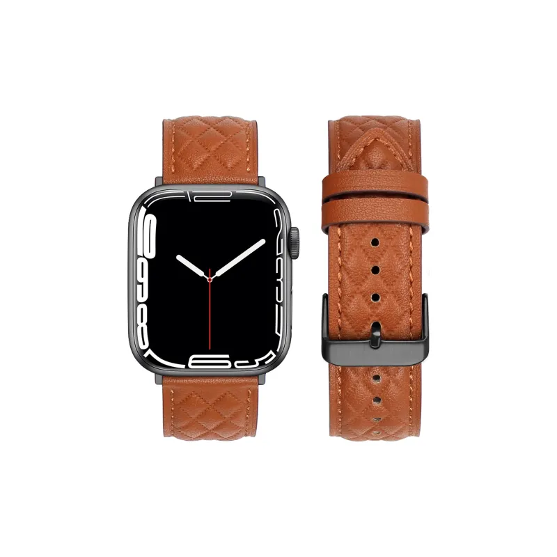 Akkerds Watch Band Apple Compatibility Genuine Leather Material-2