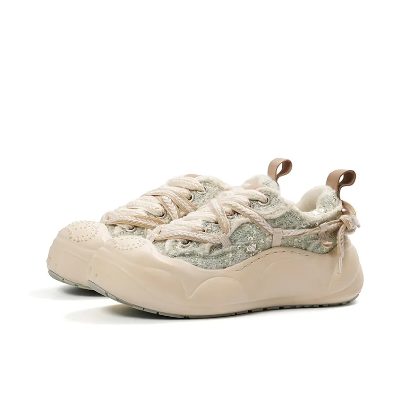 JUZI Wear-Resistant Low-Top Canvas Shoes Women's-6