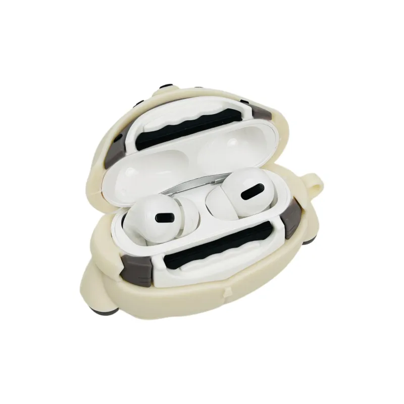 Sopi Compatible With Apple AirPods 4/2/3/4th Generation/AirPods Pro/Pro 2nd Generation Silicone Shark Headphone Cases-3