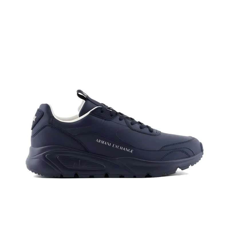 ARMANI EXCHANGE Logo-debossed Panelled Chunky Sneakers-1