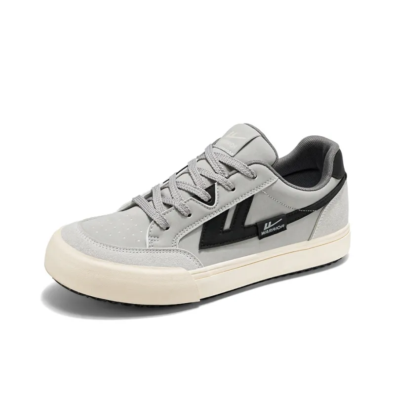 WARRIOR Skateboard Shoes Men Low Top Beige Brown/Gray Black/Black Rice-8
