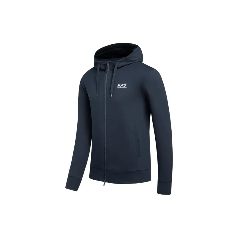 EMPORIO ARMANI Zip up Cotton Hoodie-2