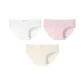 M1615-A Set-Ballet Girlish-White+Pink+Skin (3 Pack)