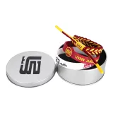 Knight James Burgundy Iron Box Included Three-Piece Set