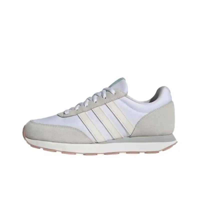 Adidas Run 60s Anti Slip Wear Resistant Low Top Running Shoes Women's White-0