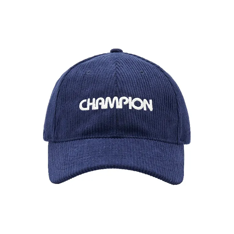 Champion Polyester Baseball Caps Unisex Navy/Sundial Yellow-0