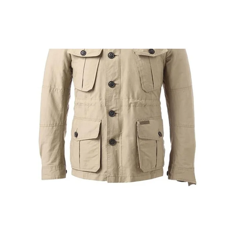 Burberry Jackets Coats Men's Khaki-3