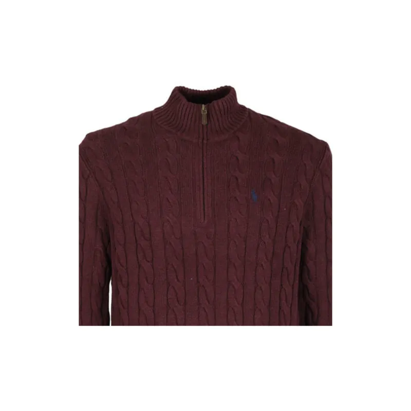 Polo Ralph Lauren SS23 Knitwear Men's Burgundy-4