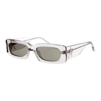 The Attico X Linda Farrow Mini Marfa Rectangle Frame Sunglasses