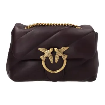 PINKO Puff Sheepskin Bird Bag Swan Bag Crossbody Bag Shoulder Bag Women's Purple