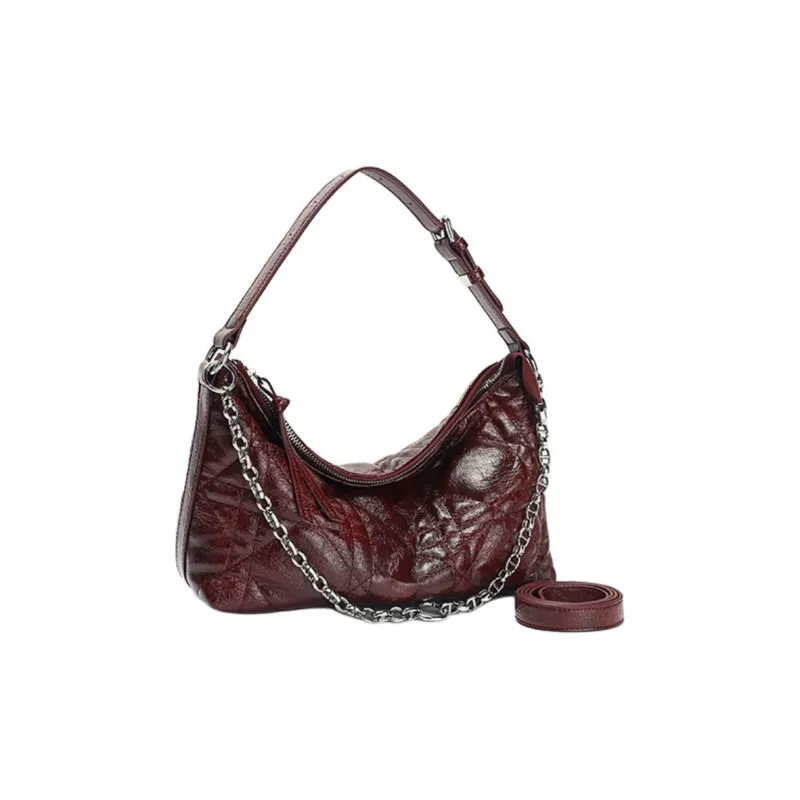 GELANNI PU Shoulder Bag Women's Ancora Red-1